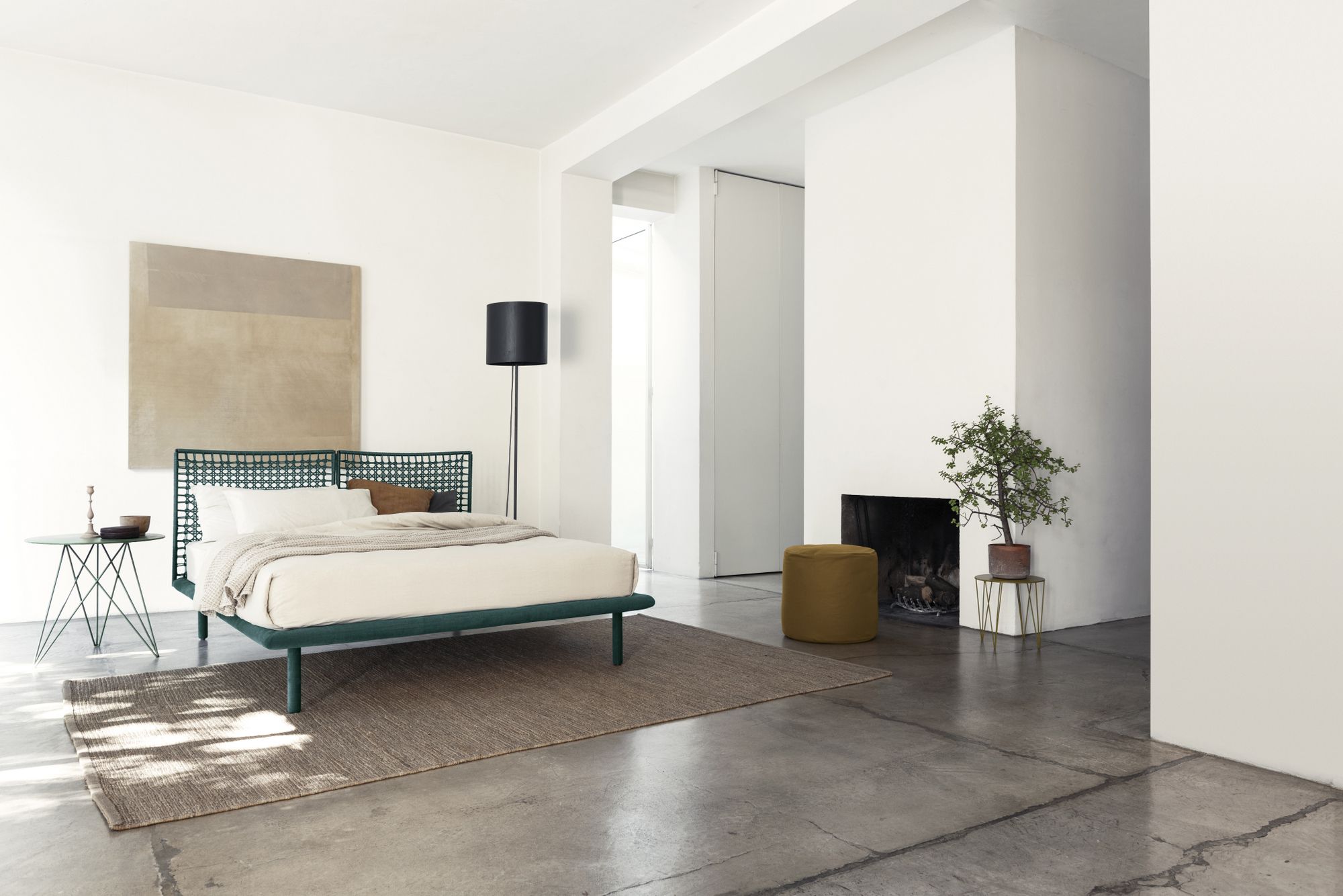 Двуспальная кровать из ткани Bolzan Sailor ARCH-00112792 - Вид №1