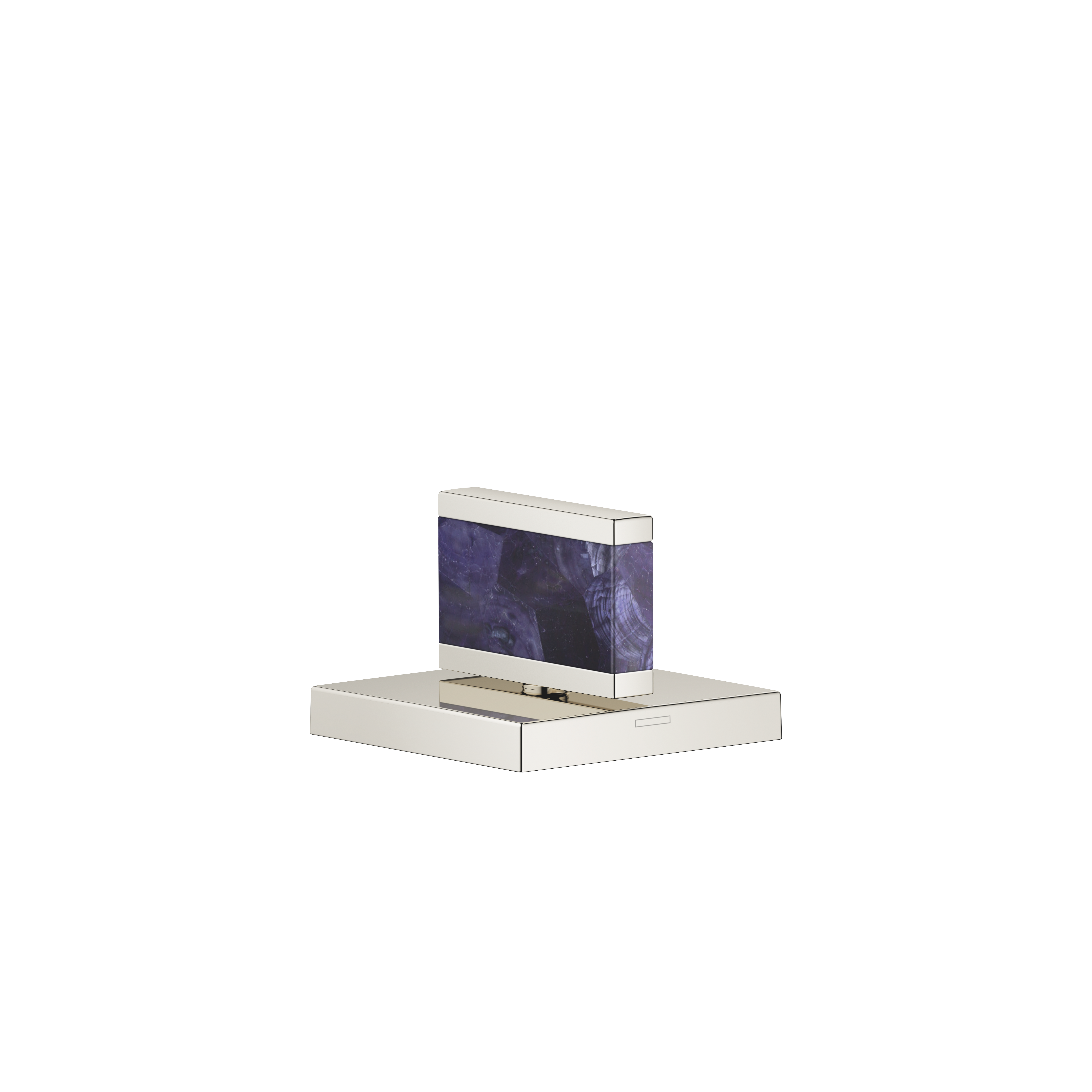Ручка Nature Square из ракушек мидий Gaya Blue - Платина DornBracht XV-014765
