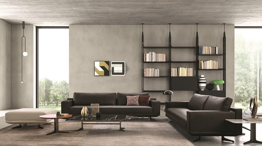 Bodema Низкий овальный мраморный журнальный столик Blake Bla088/bla089 - Вид №1