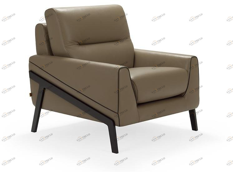 Fenabel Кожаное кресло с подлокотниками Joe sun-id-1490941