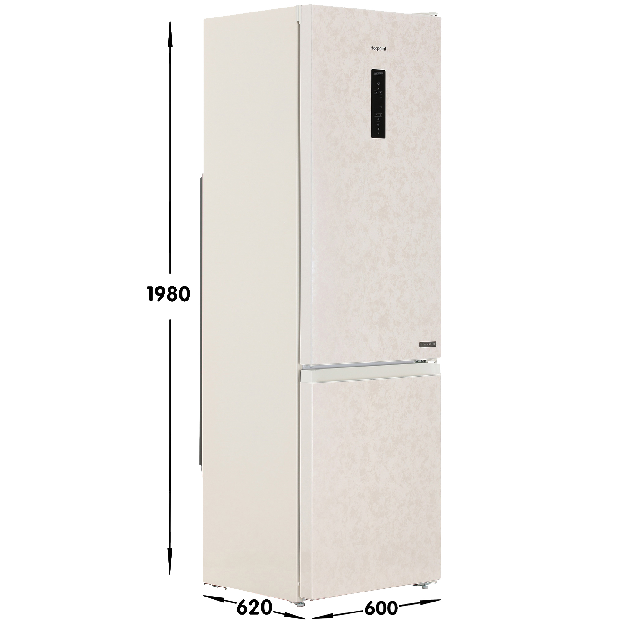 5450501 Холодильник с морозильником   Hotpoint HT 7201I AB O3 бежевый STDN-0095167 - Вид №6