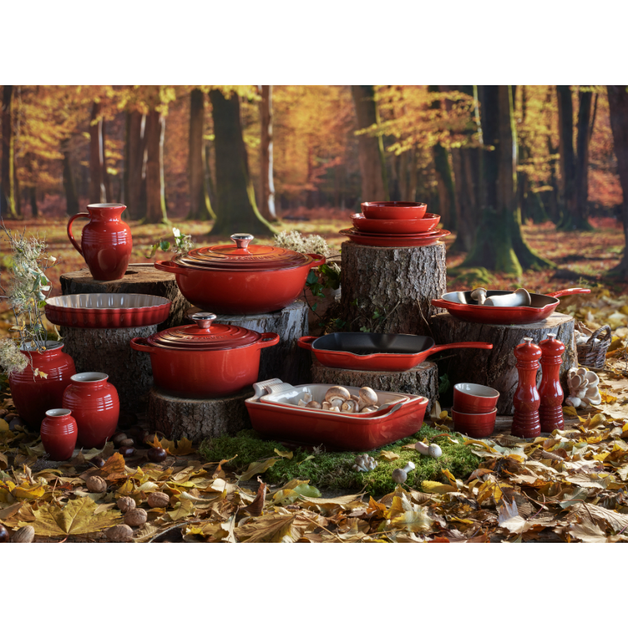 Сковорода-гриль чугунная Le Creuset, 26 см, вишневая 20183260600422 - Вид №3