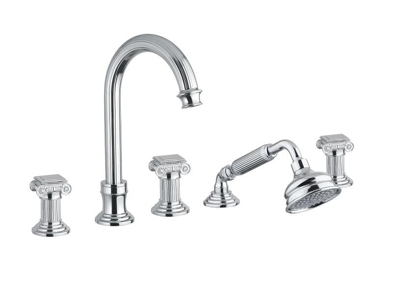 Хромированный латунный кран с 5 отверстиями Bugnatese Olympia ARCH-00130665