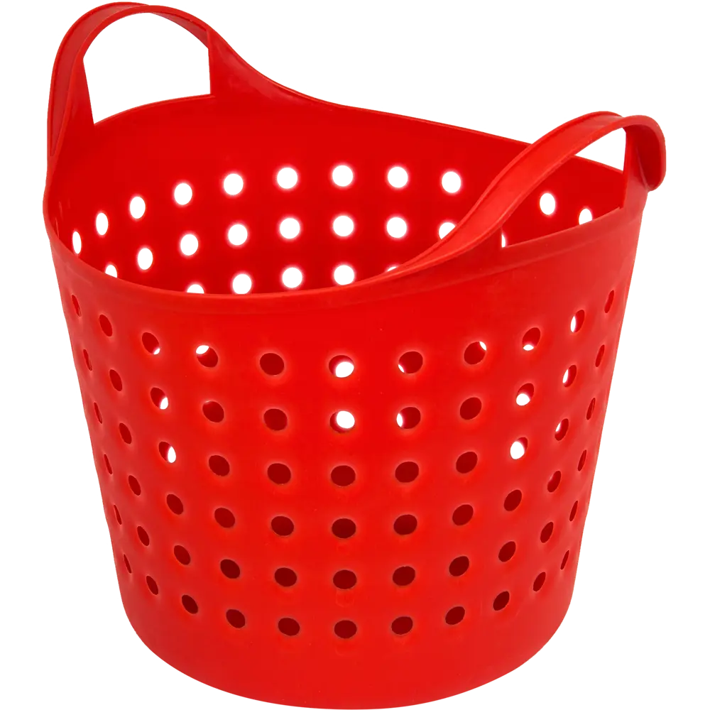 Корзинка Soft 20.61×22.21×17.4 см 4.1 л пластик цвет красный BEROSSI STLM-2050764 - Вид №4