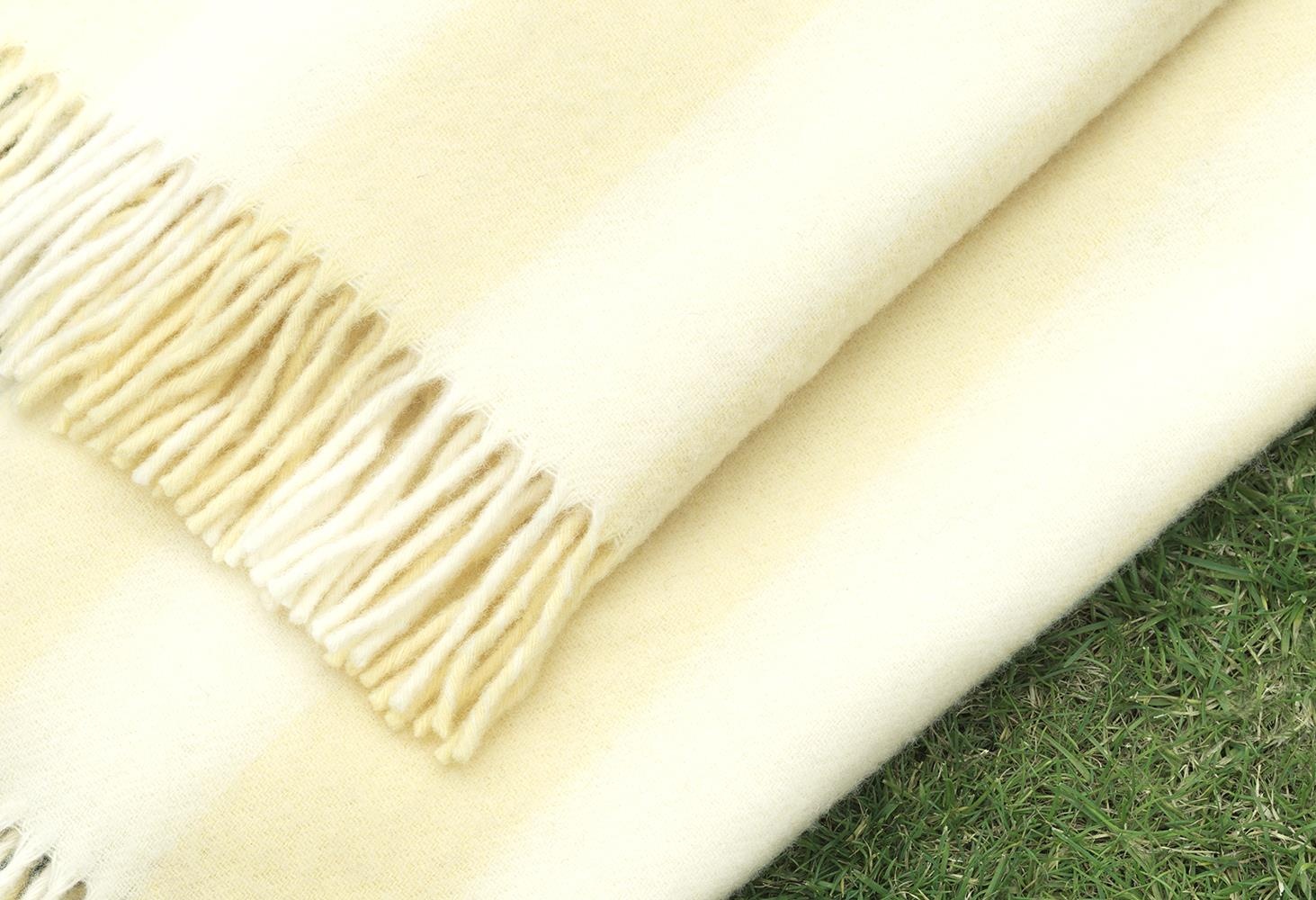 5000534 Одеяло Throw Blanket Candy Stripe Pale Yellow Normann Copenhagen  - Вид №2