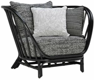 JANUS et Cie Кресло из ротанга с подлокотниками Kyoto