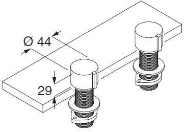 Boffi Смеситель для мойки из нержавеющей стали sun-id-1434457 - Вид №1