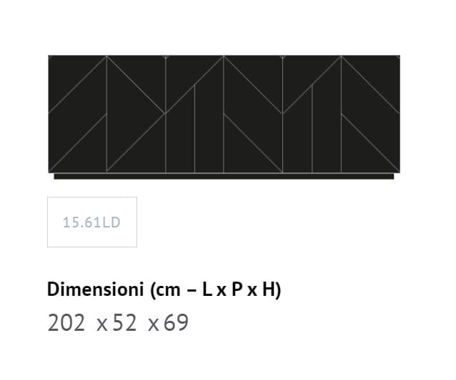 Деревянный шкаф с распашными дверями Bontempi Casa PICA ARCH-00002252 - Вид №7