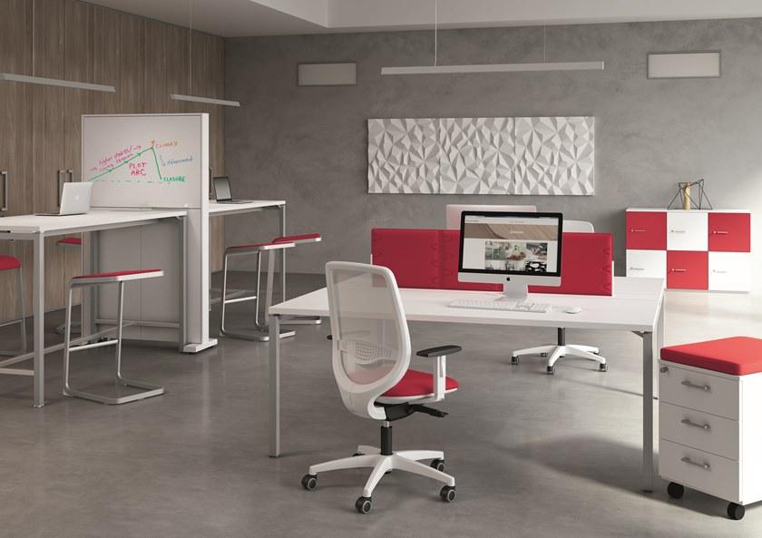 Quadrifoglio Прямоугольный стол для совещаний с системой управления кабелями Creo sun-id-1349126 - Вид №3