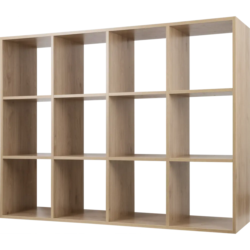 Стеллаж Spaceo KUB 12 секций 139.2x104.9x31.7 см ЛДСП цвет гикори джексон 82731873 STLM-2091378  - Вид №4