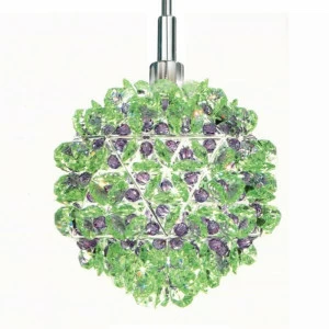 Подвесной светильник GD0404 SF S от Schonbek GD0404 SF S SCHONBEK ДИЗАЙНЕРСКИЕ 242880 Хром;зеленый