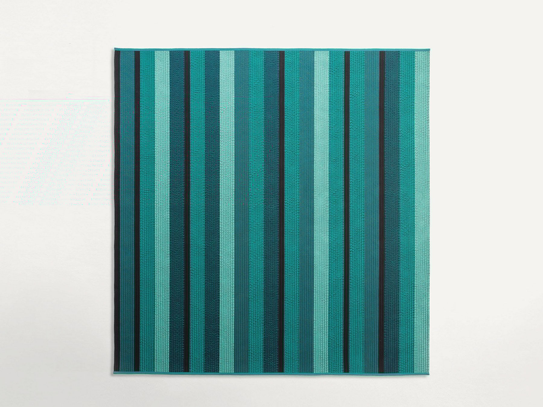 Напольный полосатый квадратный ковер Paola Lenti High Tech ARCH-00064091