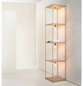 ZAVA Книжный шкаф железный с подсветкой Box