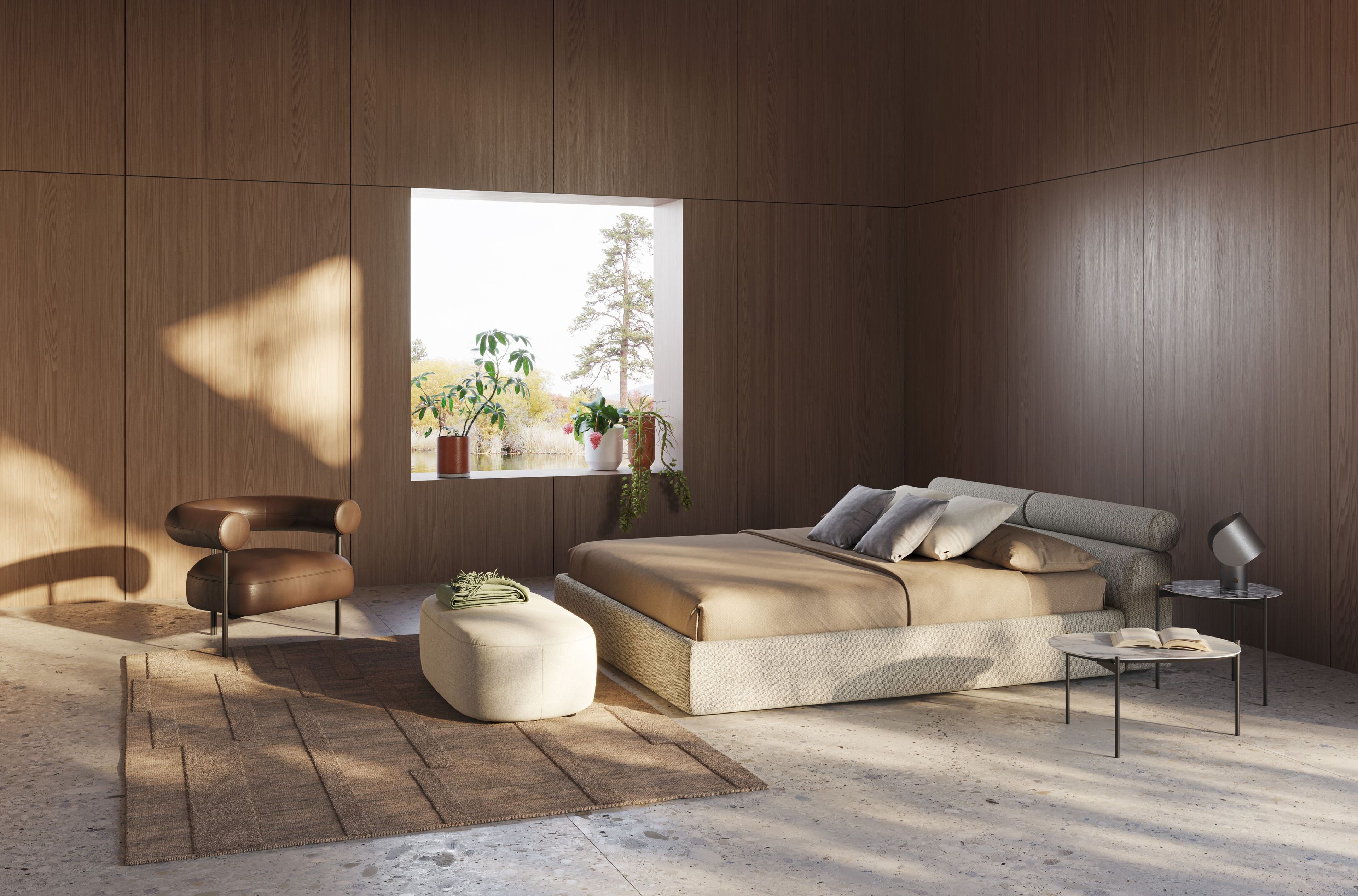 Мягкая кровать из ткани Liu Jo Living Collection ARCH-00138072 - Вид №3