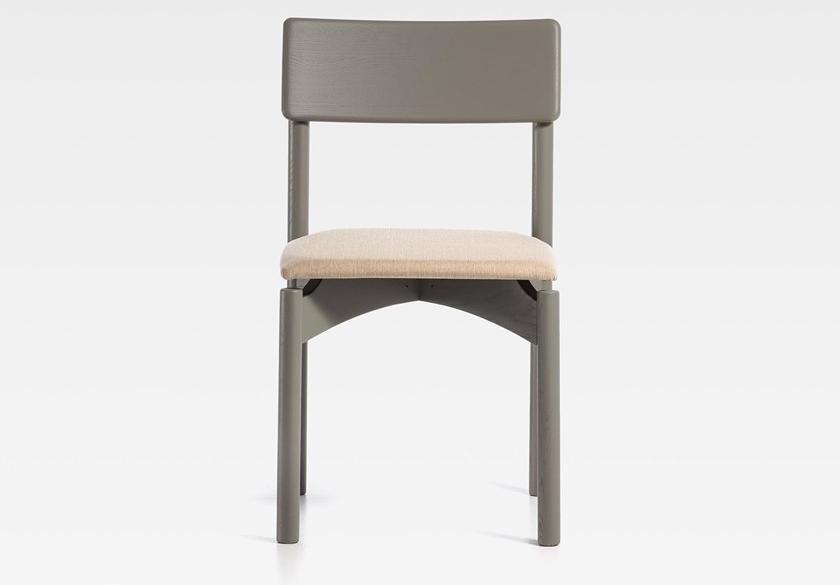 SIPA Стул из лакированного ясеня со встроенной подушкой Spam sun-id-1399776 - Вид №1