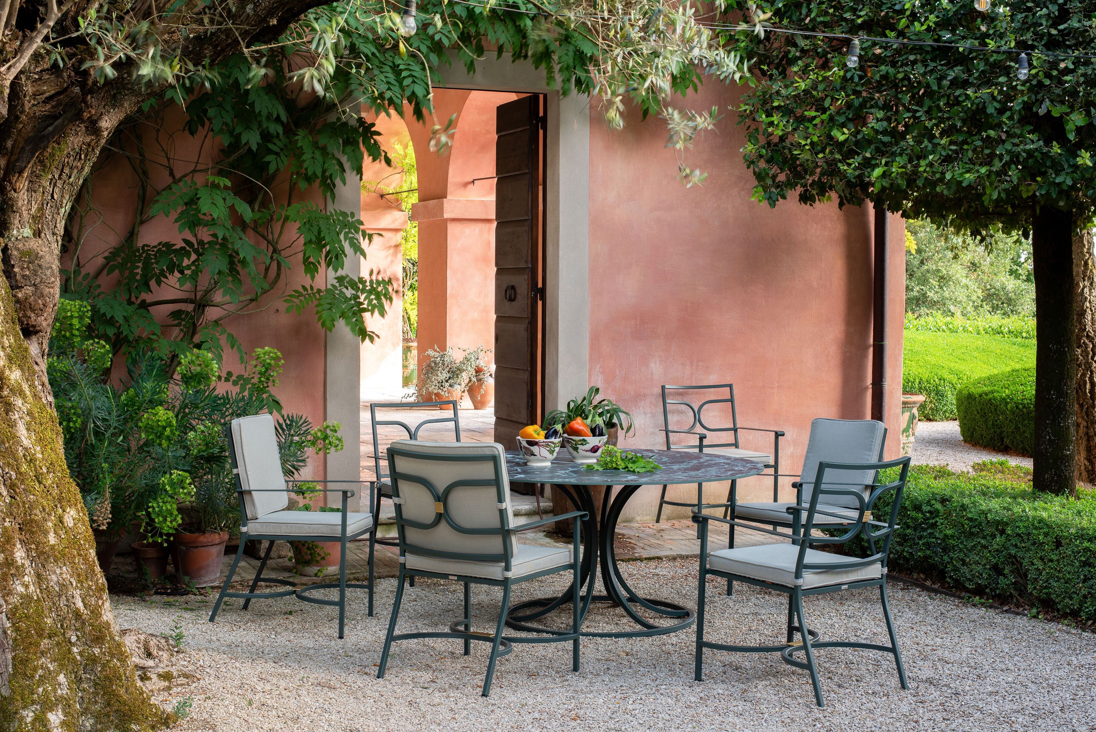 Круглый садовый стол из керамогранита emu Collier ARCH-00056623 - Вид №3