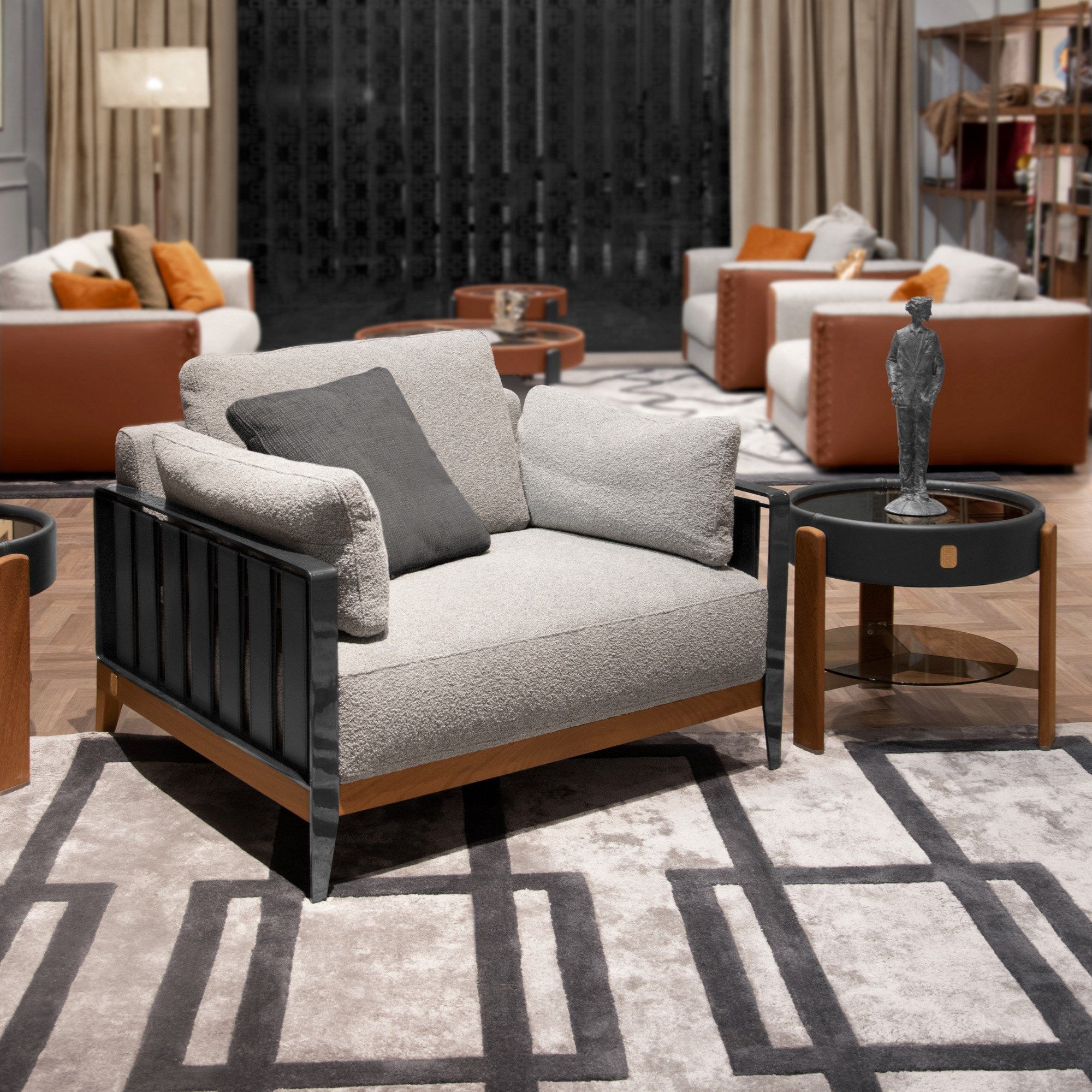 Тканевое кресло с подлокотниками Formitalia Daniela ARCH-00015681 - Вид №2