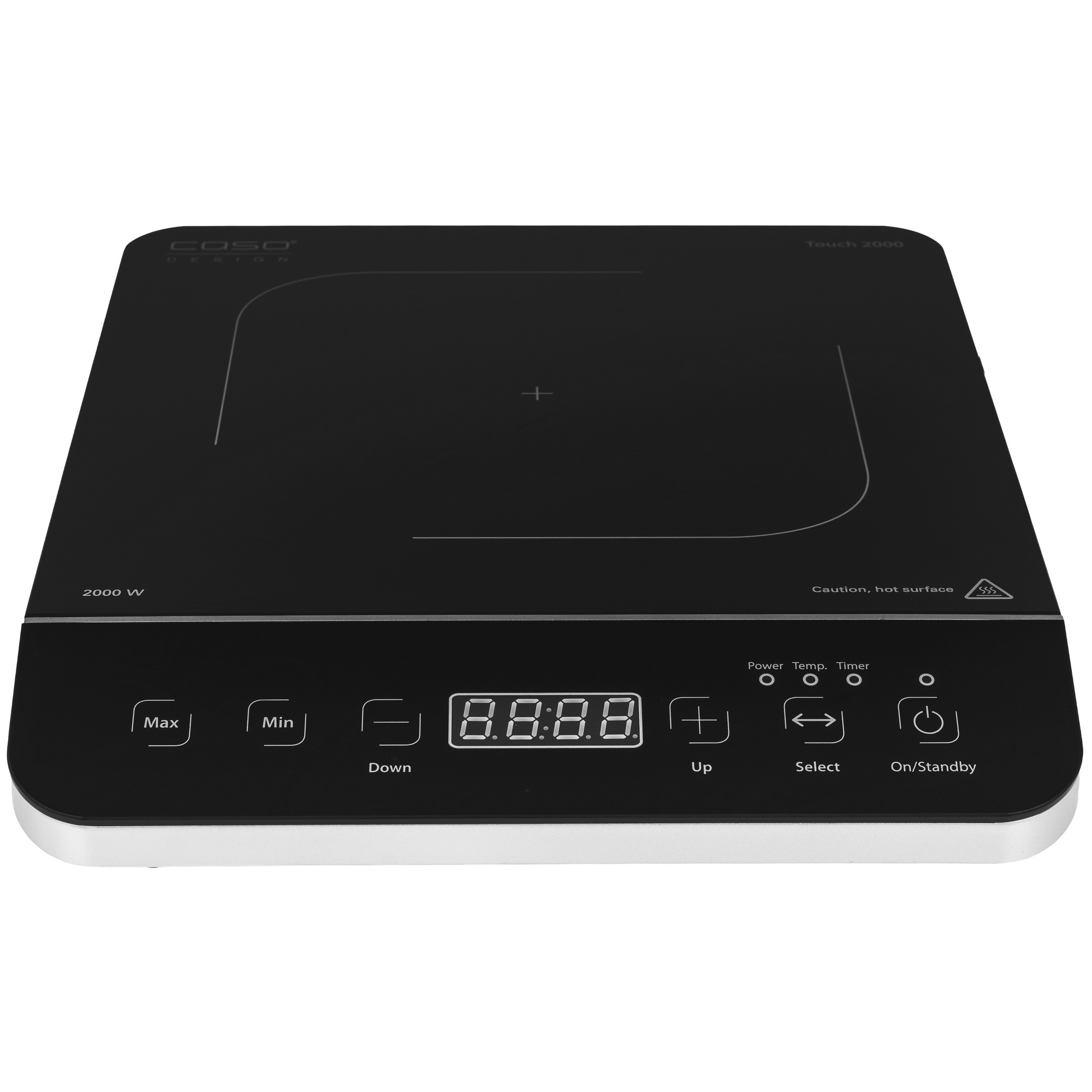 9912261 Плита компактная электрическая CASO Touch 2000 черный STDN-0078651 - Вид №1