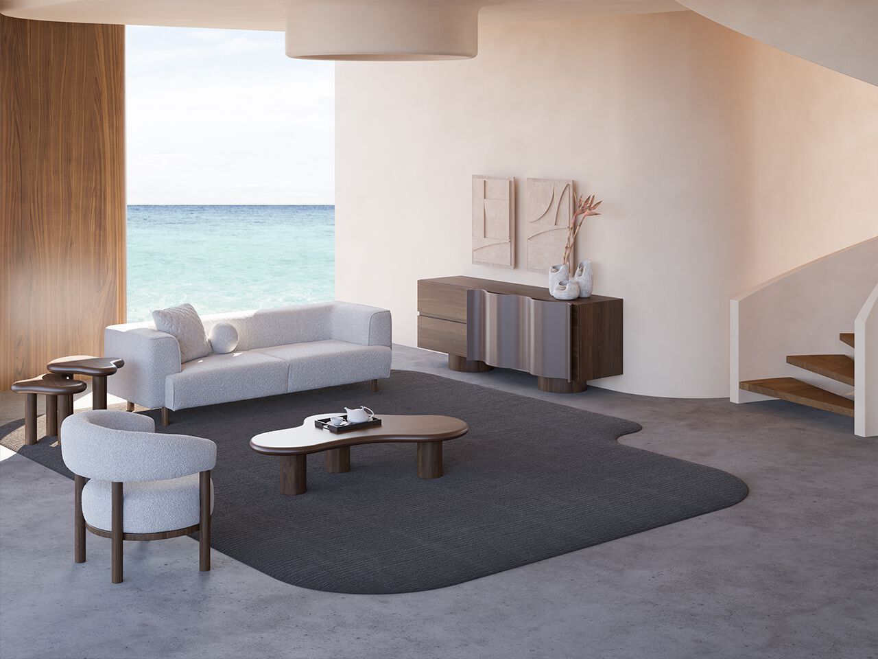 4-местный тканевый диван NDESIGN ARCH-00033309 - Вид №6