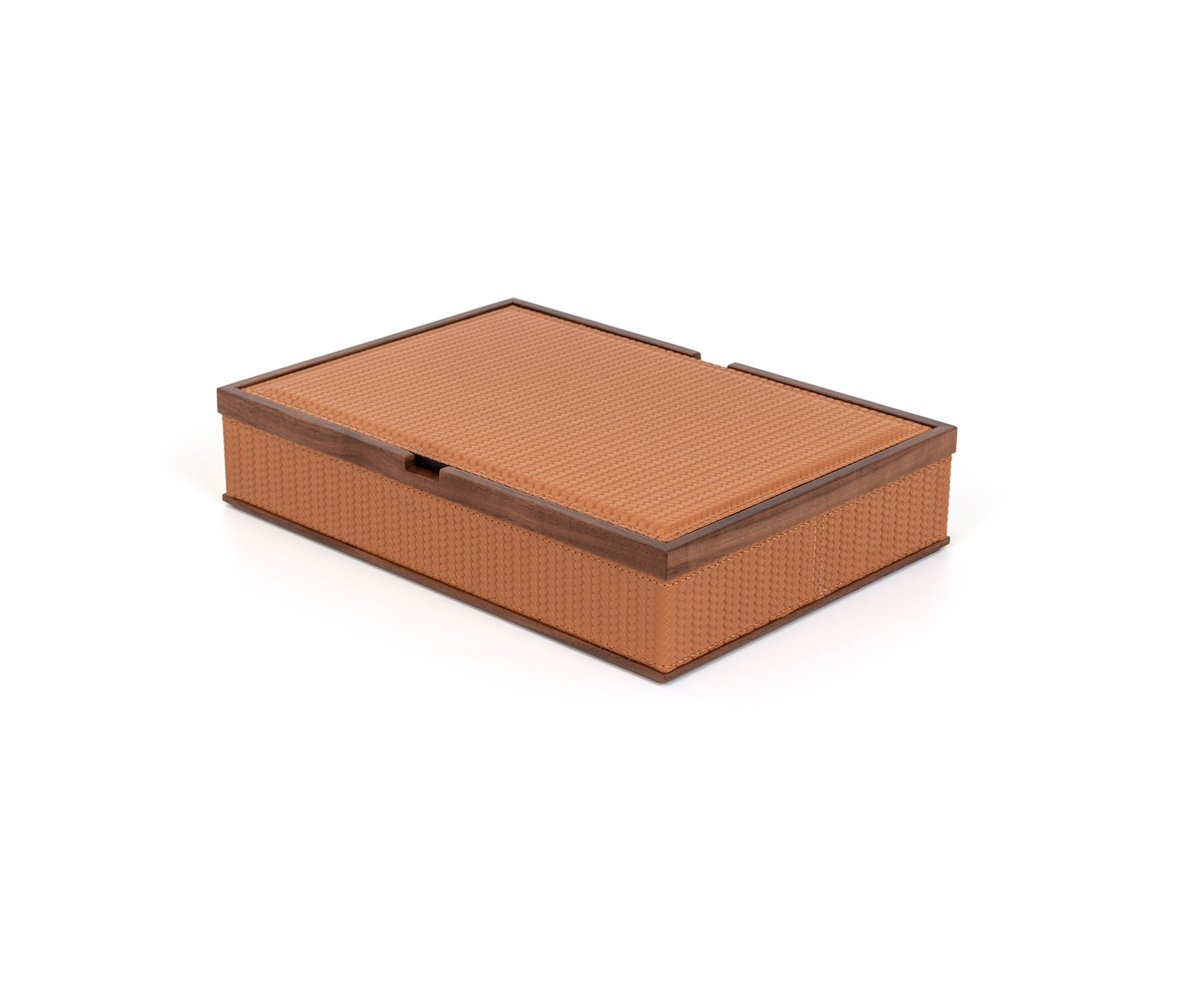 Прямоугольная шкатулка Astrea - 33X24XH7 см / зернистая кожа_кремовый Pinetti 00.1434.029.027 - Вид №2