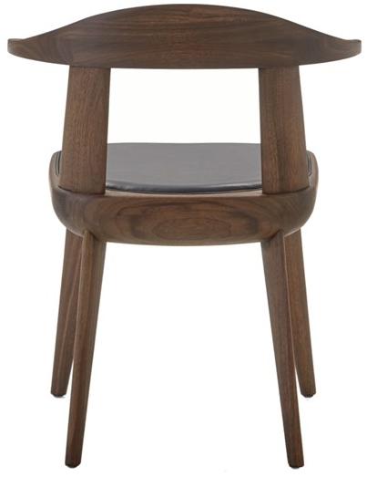 BassamFellows Стул из массива дерева с подлокотниками Brutus Cb-471 - Вид №4