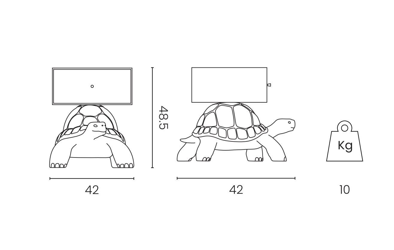 Тумбочка с ящиками Qeeboo Turtle Carry ARCH-00152647 - Вид №3