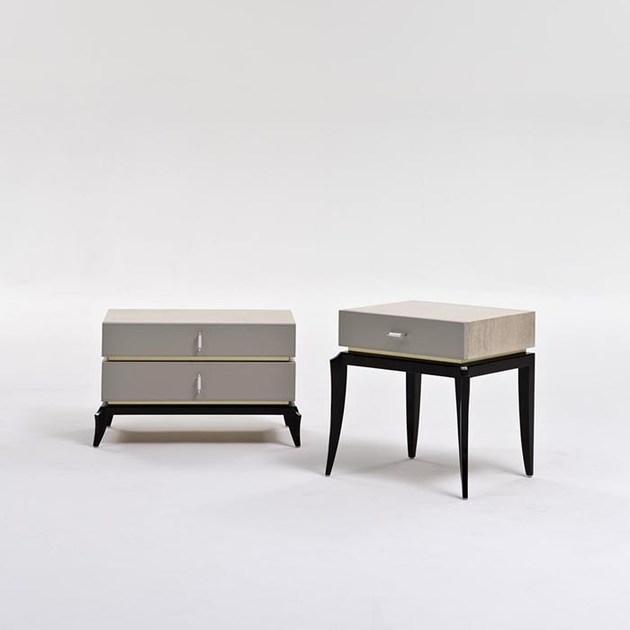 Rozzoni Прикроватная тумбочка из бриара с ящиками Ariel Ar-233 bora - Вид №1