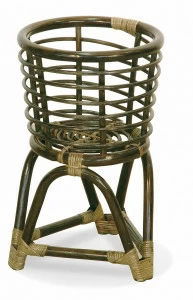 Цветочница круглая 48х29 см олива Calamus Rotan VINOTTI  00-3885397 Зеленый