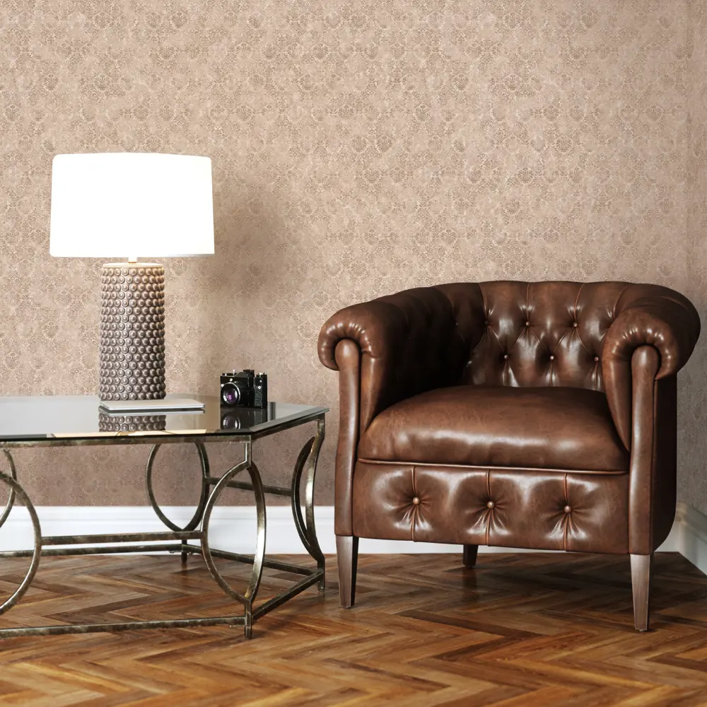 Обои флизелиновые Euro Decor Marco коричневые 1.06 м ED7116-02 88477405 STLM-2100400 - Вид №2