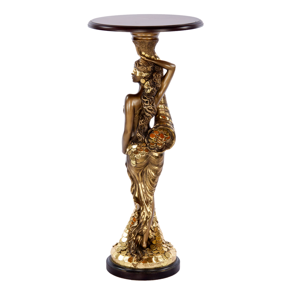 13056,11481 Подставка декоративная Фортуна Бронза BOGACHO 4627138200469, 4627138231814 - Вид №3