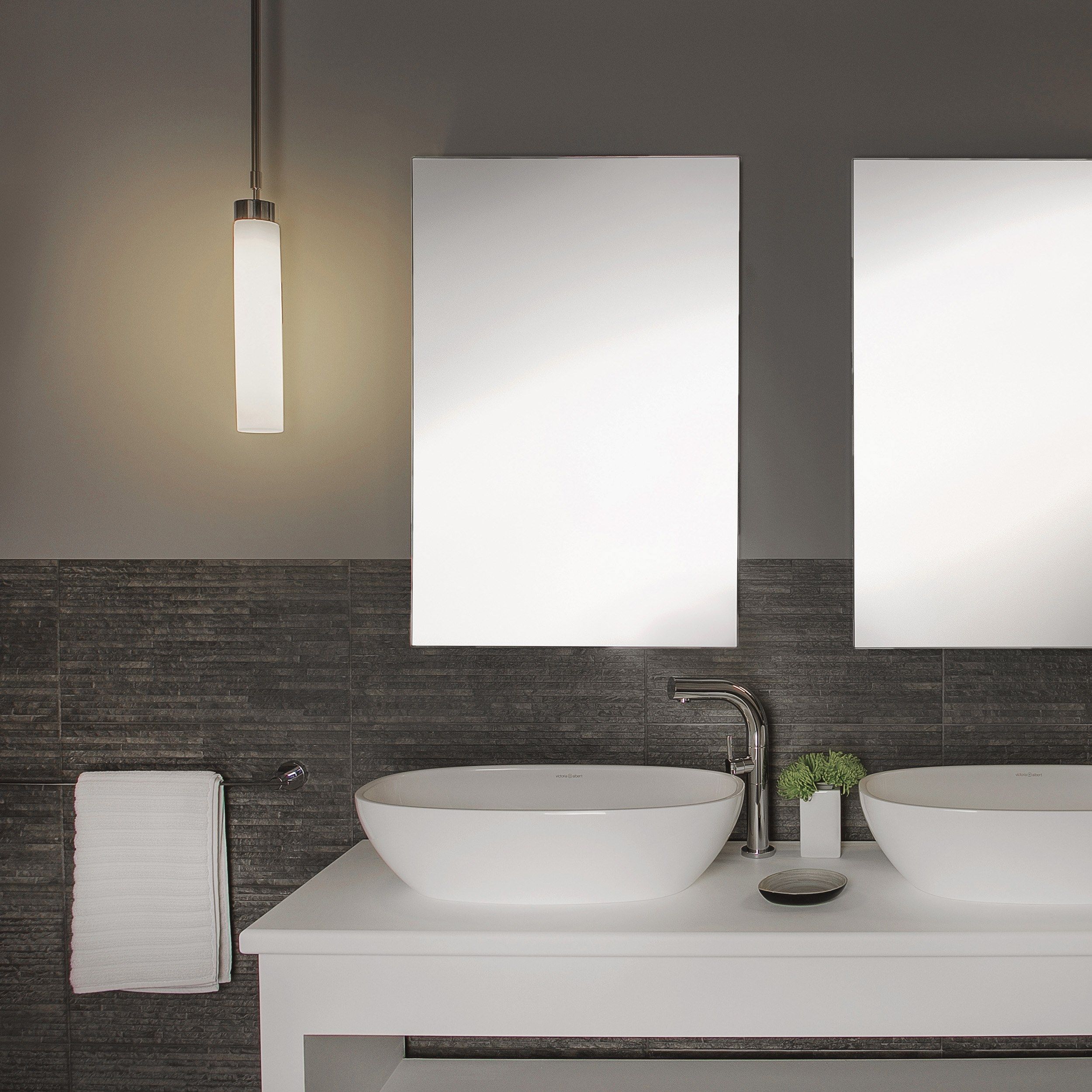 Стальной и стеклянный светодиодный подвесной светильник Astro Lighting Киото ARCH-00050984 - Вид №4
