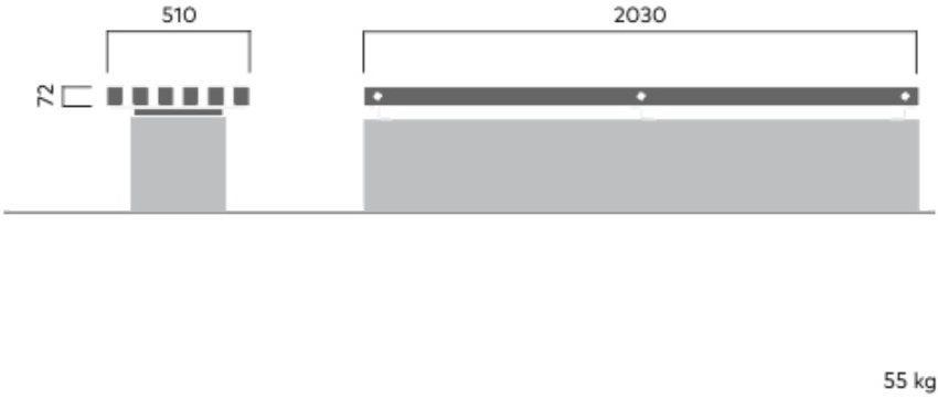 VESTRE Модульная скамья из стали и дерева со встроенным освещением Via sun-id-1499371 - Вид №5