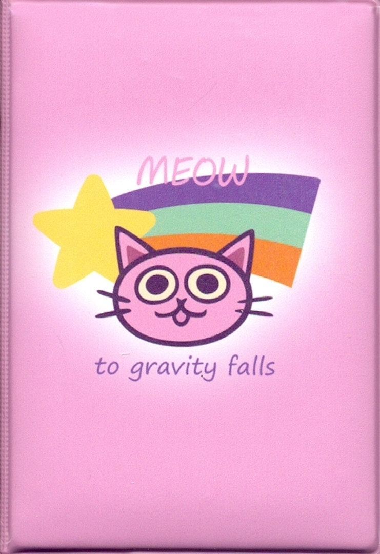 469118 Обложка для паспорта "Гравити Фолз. Кот 1" Santreyd 