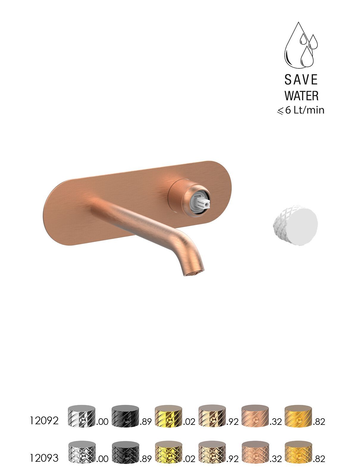 Настенный смеситель для раковины без слива Rubinetterie Frattini Pepe XLS ARCH-00133154 - Вид №3