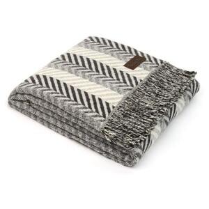 Плед Amazonia, 130х180 см, черно-белый