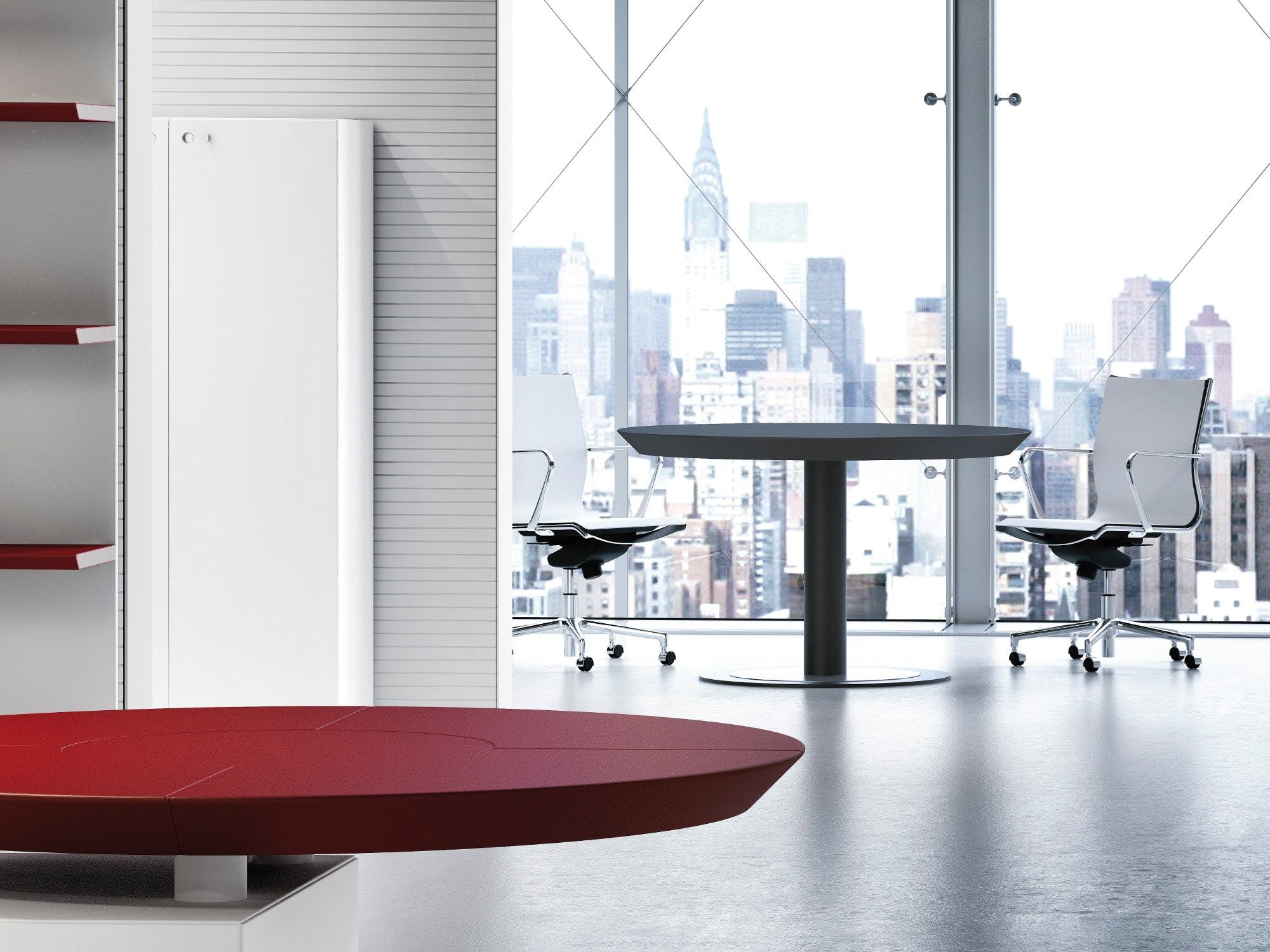 Деревянный стол для совещаний FANTONI MultipliCeo ARCH-00151310 - Вид №1