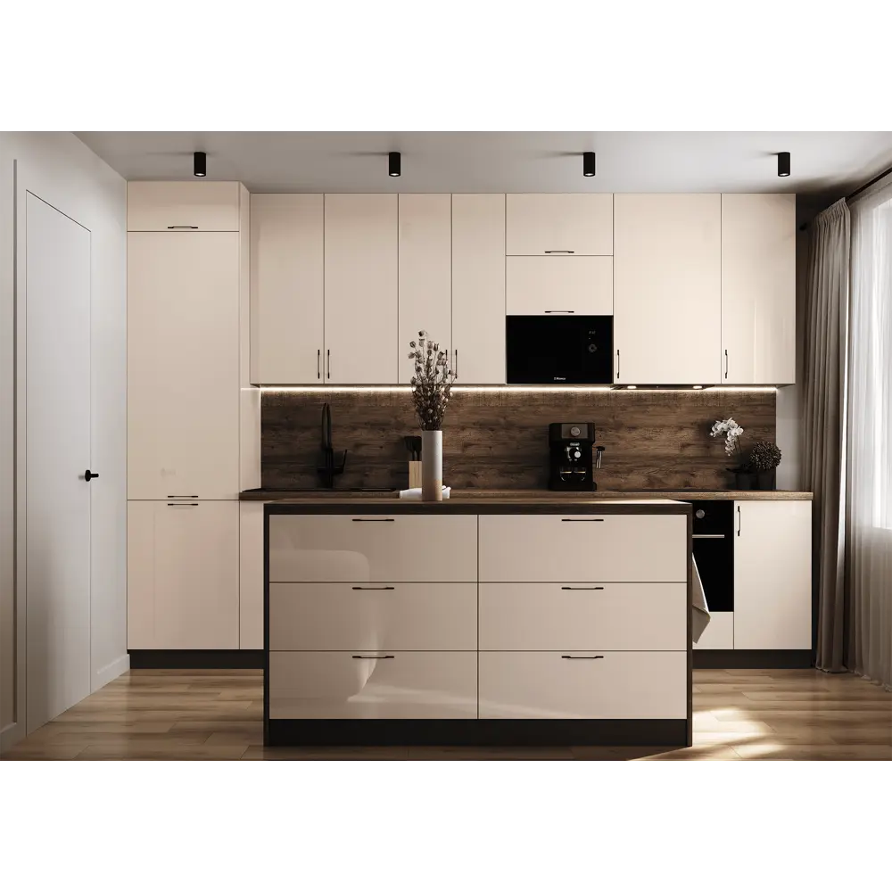 Фасад кухонного шкафа Аша 60x26 см KONSENSA ЛДСП цвет бежевый Аша бежевая STLM-2057199 - Вид №6