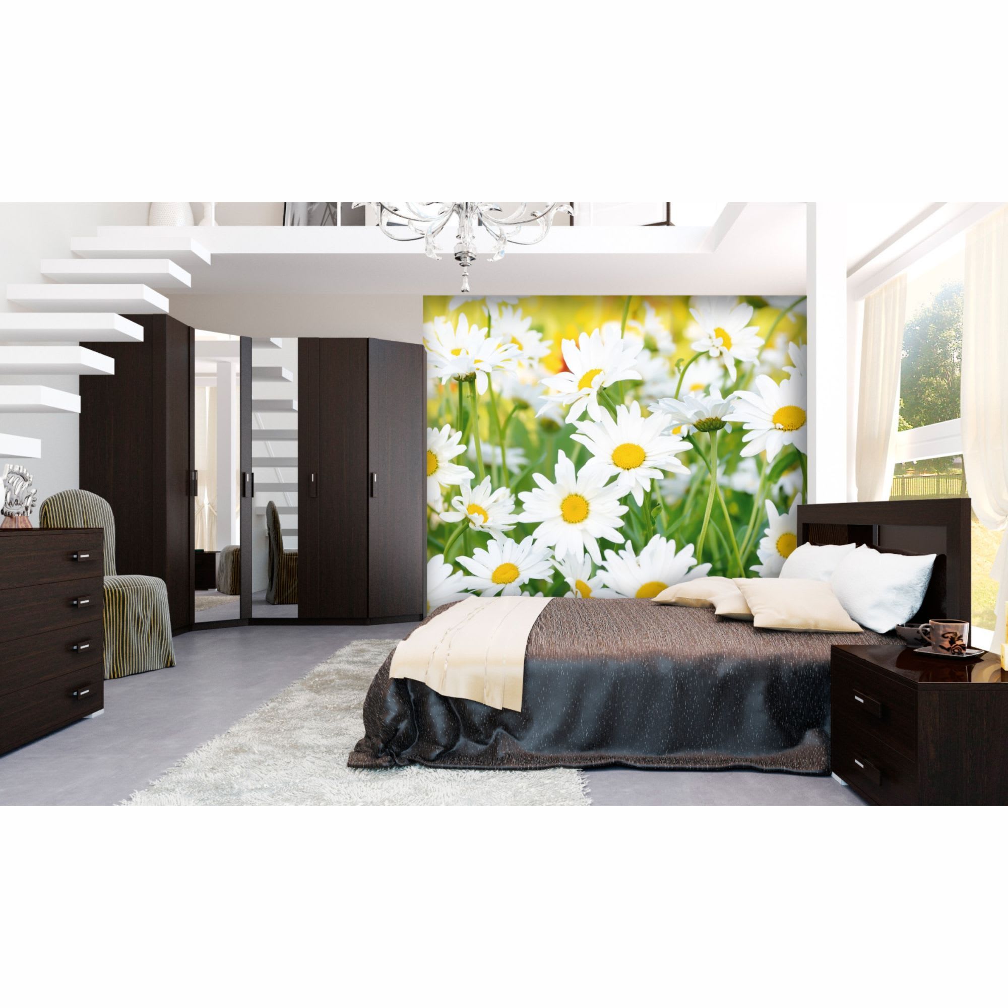 18087036 Фотообои бумажные «» 210х200 cм Ромашки Santreyd  - Вид №1