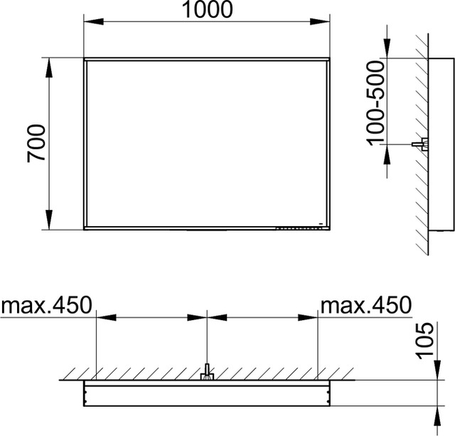33098ZZ2000 Зеркало с подсветкой KEUCO Plan - Вид №11