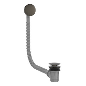 Сливной клапан Click-clack с переливом для ванны-03453420KM TRES