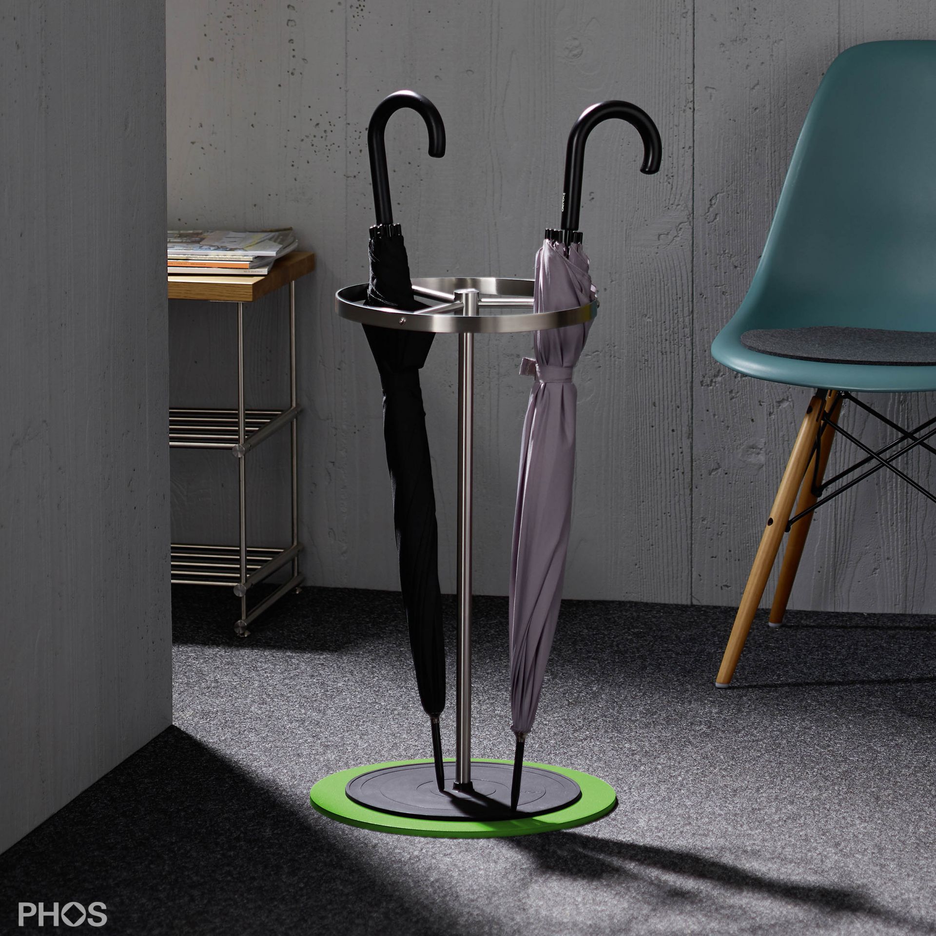 SST-BPGr Подставка для зонтов anselma, основание: зеленое. PHOS 