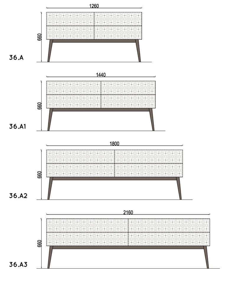 Деревянный комод Barba design плитка ARCH-00034247 - Вид №4