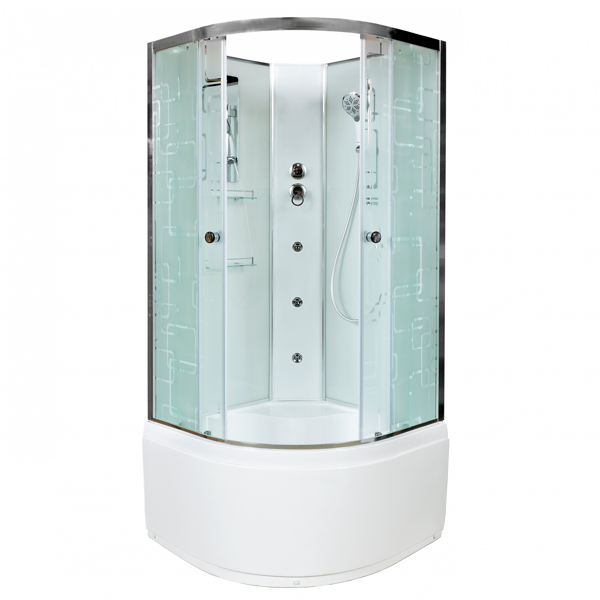 L 901 с электрикой Душевая кабина DETO Серия L ЕМ4510 N с гидромассажем (гм.)