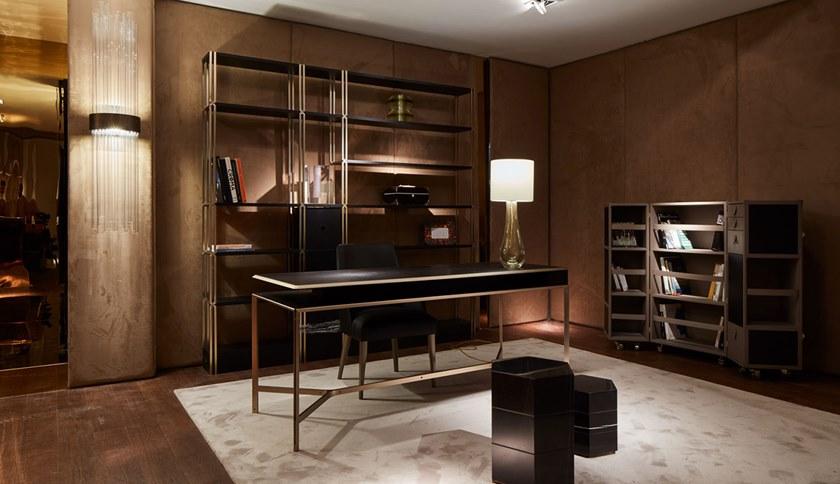 Paolo Castelli Прямоугольный стол из металла и дерева с ящиками sun-id-1444441 - Вид №9