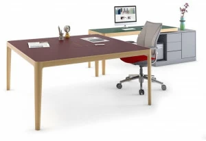 Cider Edition Квадратный стол для переговоров с системой управления кабелями I-land