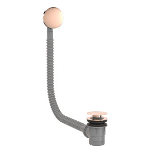 Сливной клапан Click-clack с переливом для ванны-03453420OP TRES