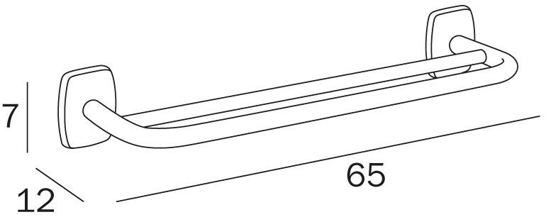 INDA® Двойная вешалка для полотенец Export A2291 - Вид №3