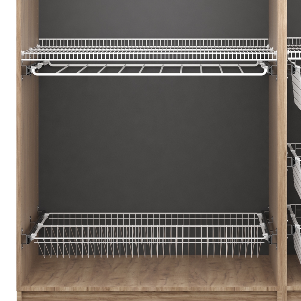 Проволочная обувница , 893х555х130 мм, белый LJPS0615 Public Steel Россия  - Вид №1