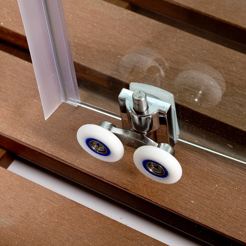 L 810 стандартная BLACK Душевая кабина DETO Серия L А01 LED с кнопкой - Вид №3