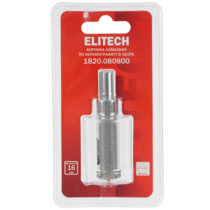 Алмазная коронка Elitech 1820.080800 9187029